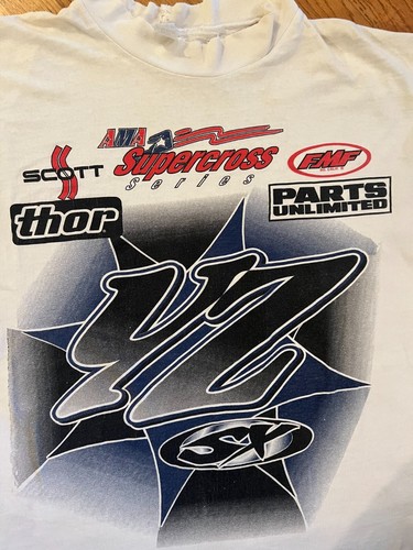 VTG 80s Thor Racing Yamaha YZ Motocross Jersey Shirt Sz XXL AMA Supercross - Picture 5 of 22