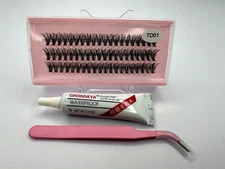 NEW! False Eyelashes Individual Flair Clusters Kit - 10 mm set of 60 NEW!