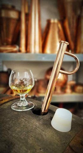 Copper Whisky Barrel Thief & Valinch 63cm - Pipette for Sampling, Wine Thief - Picture 5 of 11