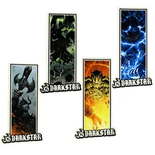 Darkstar Skateboards Sticker 4-Pack Skateboard Logo Stickers #3