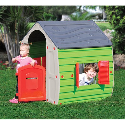 Promo Offer Playhouse For Kids Outdoor Children Toddler Toy Pretend Play House Plastic Patio