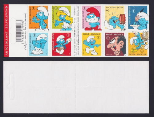 Belgien 2008 Schlümpfe selbstklebende Briefmarkenbroschüre - neuwertig postfrisch hervorragend......CN95 - Bild 1 von 1
