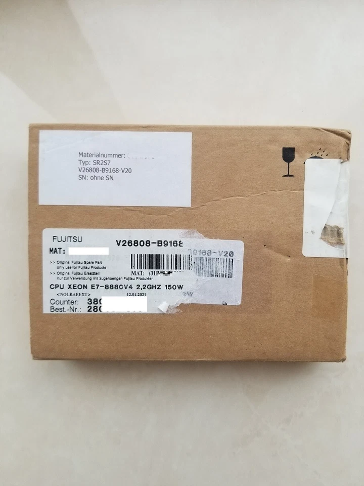 Processore Intel xeon E7-8880v4 fujitsu - Immagine 4 di 4