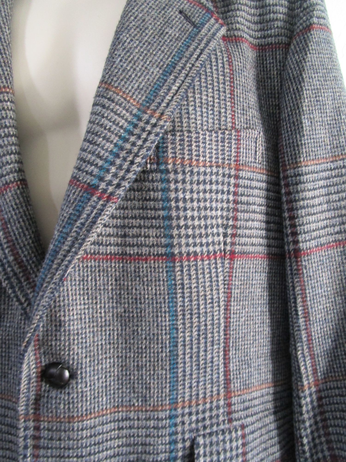 Vintage Pendleton Houndstooth Windowpane Tattersa… - image 7