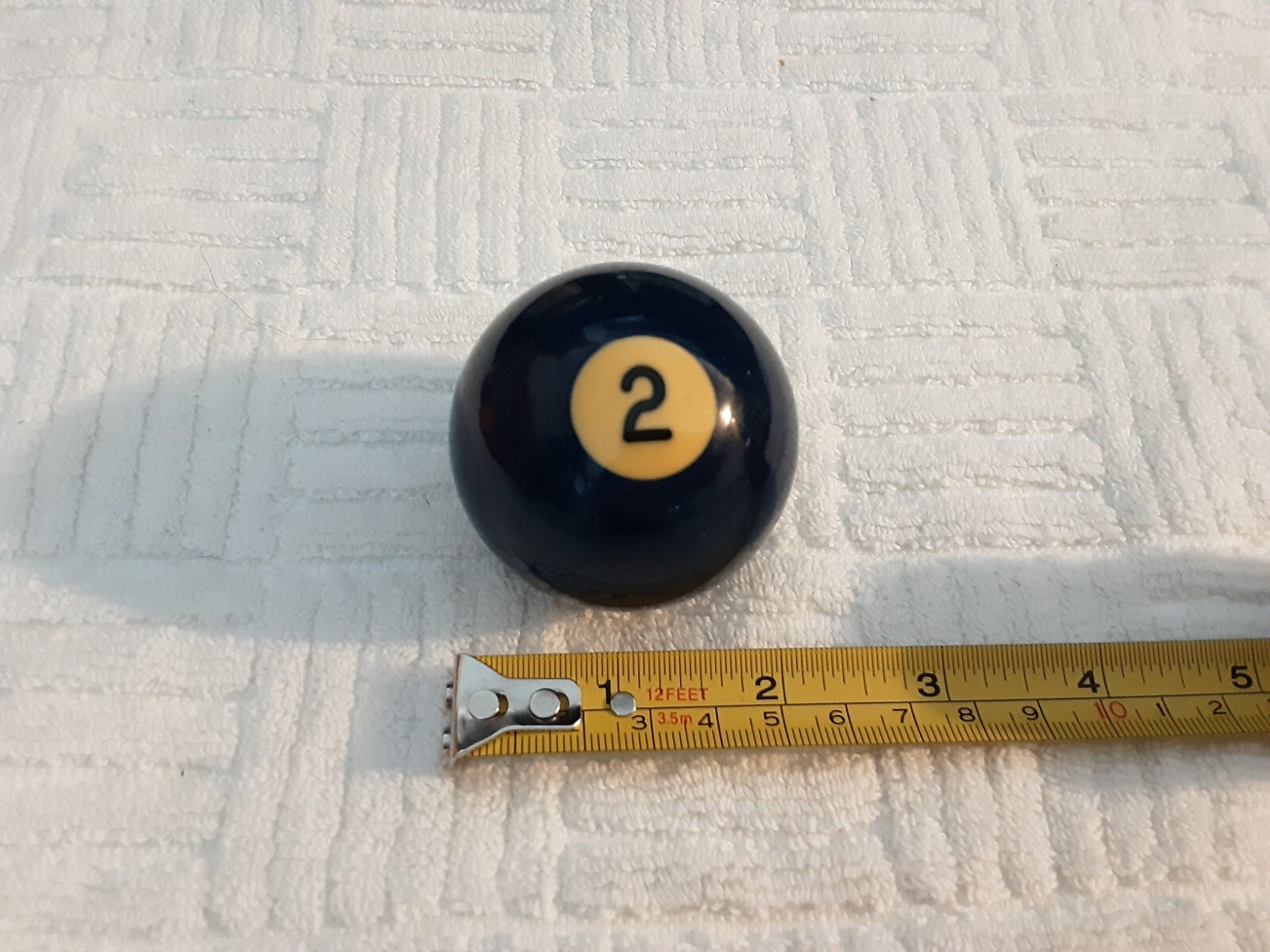 Vintage Bakelite Pool Billiard Ball Solid Color #2 Blue Tested | eBay