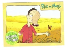 RICK AND MORTY SEASON 1 SCRATCH AND SNIFF CARD SS2 TRUNK PEOPLE