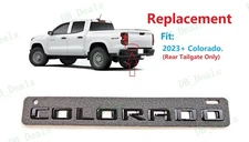 1PC Gloss Black Rear Tailgate Colorado Emblems Letters Badges Fit 2023+ Colorado