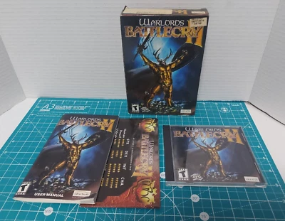 Warlords Battlecry II 2 PC Game 2002 Ubisoft w/ Big Box & Manual - Image 1 of 4