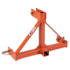Titan Attachments UA Category 1, 3 PT Orange 2-in Receiver Hitch, Made in USA