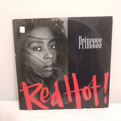 PRINCESS - RED HOT! VINYL MAXI SINGLE LP EXCLUSIVE REMIXES POSPX 868 TESTED