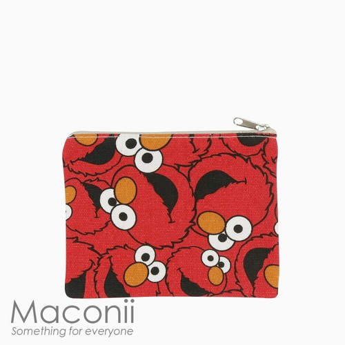 Elmo Small Pouch - Sesame Street Puppet Cartoon Wallet Coin Case Holder Pocket - Picture 2 of 2