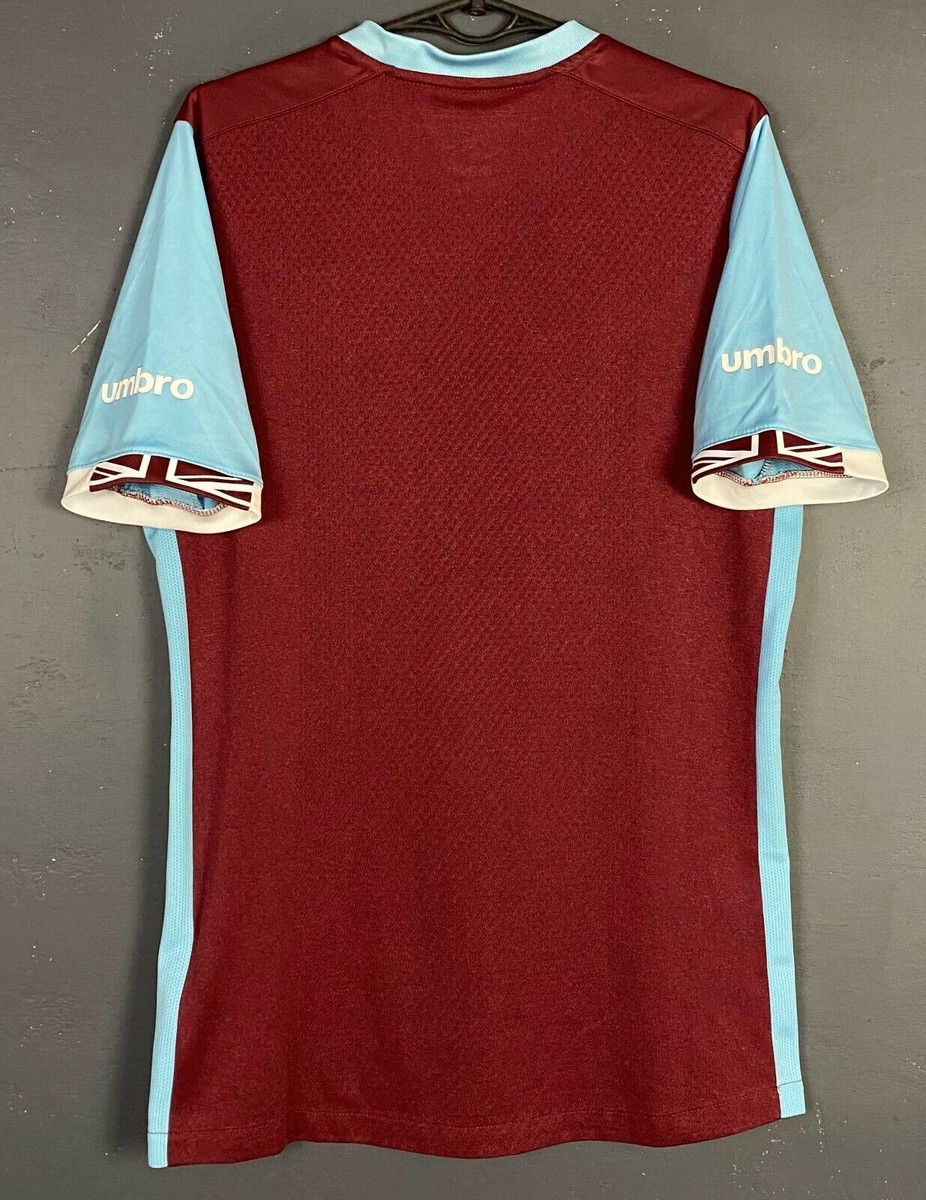 MENS UMBRO FC WEST HAM UNITED 2016/2017 HOME SOCCER FOOTBALL SHIRT