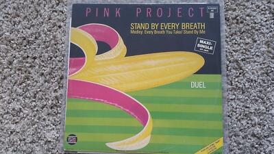12'' LP Italo Disco Vinyl Pink Project - Stand by every breath