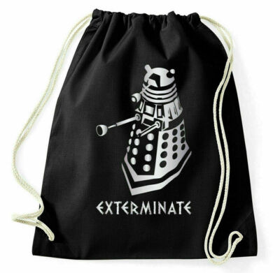 Dalek Turnbeutel Exterminate Doctor Who Sportbeutel Doctor Who Cybemen Tardis