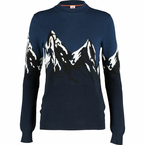 Mountain Design Wool Blend Jumper, Blue 