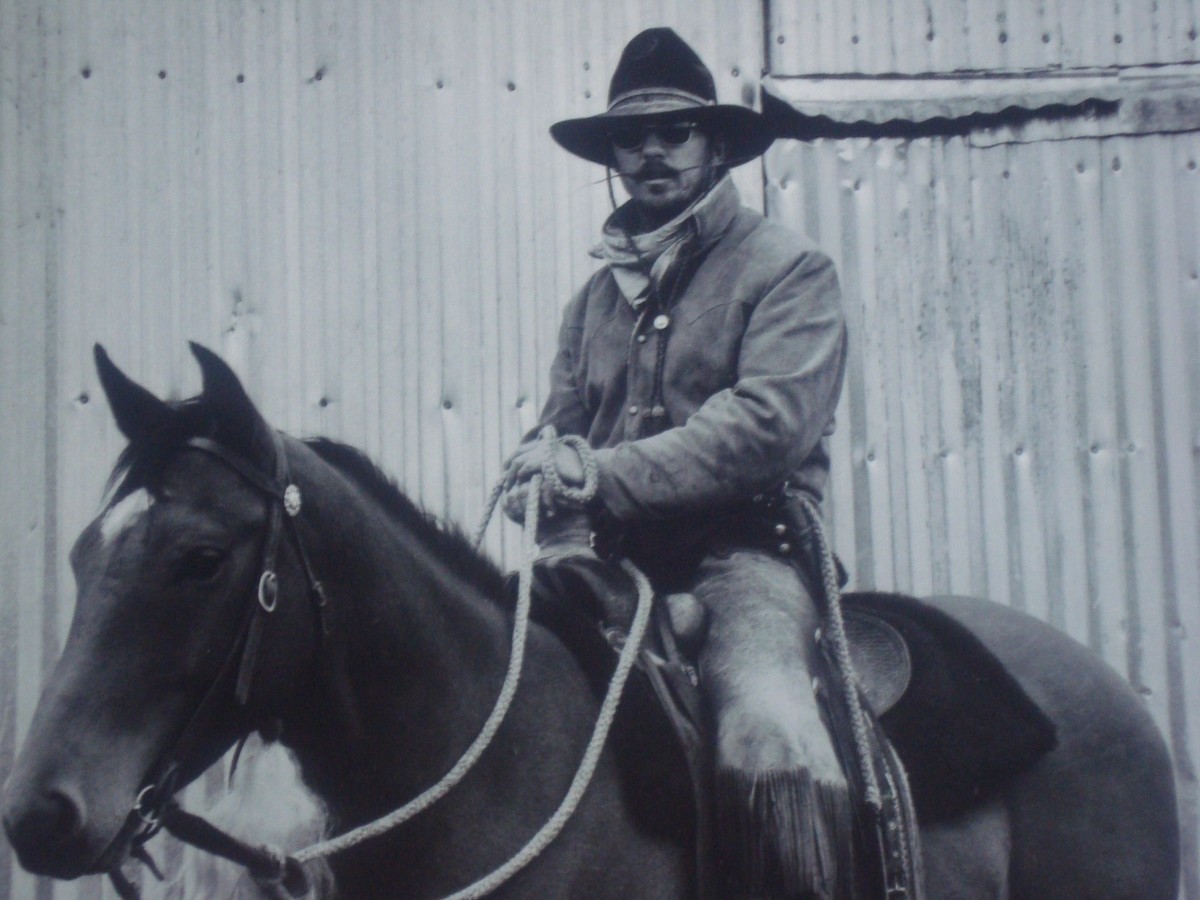 Jay Dusard Cowboy Portrait Poster Skeeter Clark, Buckaroo ZX Ranch