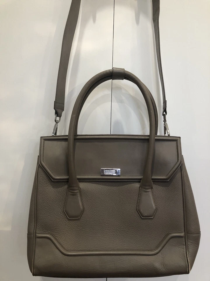 Bolso de cuero Modalu Hemingway cervatillo - como nuevo Foto 2 de 4