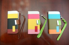 New Wallet Card Holder Leather Phone Flip Case Cover For Apple IPhone 5 5S-USA 