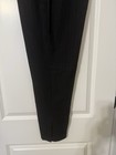 New Women Size 14 CHARTER CLUB Split-Leg Mid-Rise Ankle Pants Black — photo 3