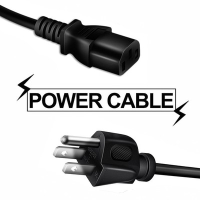 3-Prong 6ft UL AC Power Cord For LifePro HexaPlate Lite Vibration Plate Machine