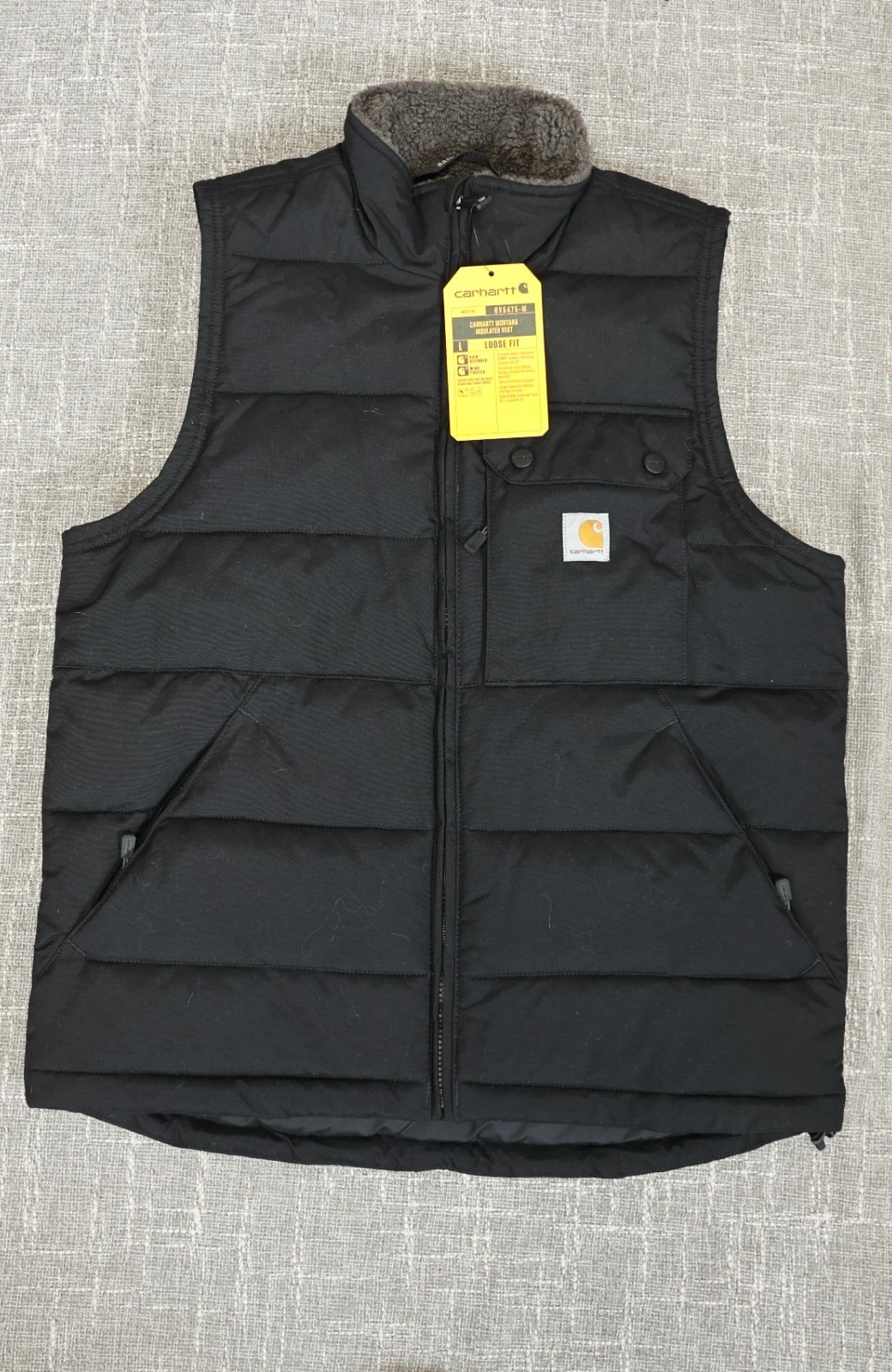 Carhartt Men's Montana Loose Fit Insulated Vest Mens Small