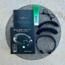 Dispositivo de estimulación del nervio vago Pulsetto FIT, con caja y gel, de segunda mano