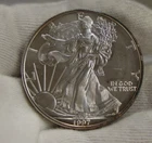 1997 US Silver Eagle $1 Nice Unc Semi Key Date
