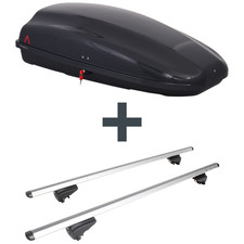 Dachbox G3 Arjes 320 + Dachträger Menabo Pick-Up für Citroen C4 Aircross Neuware