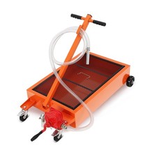 Oil Drain Pan,Low Profile Oil Drain Pan with Electric Pump,Oil Change Pan wit...