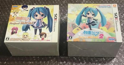 Nintendo 3DS Hatsune Miku Project mirai 1 & 2 Limited Edition 2 set game