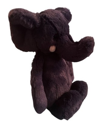 NWT Jellycat Bashful Blue Elephant Medium Plush Stuffed Animal MPN BAS3EB