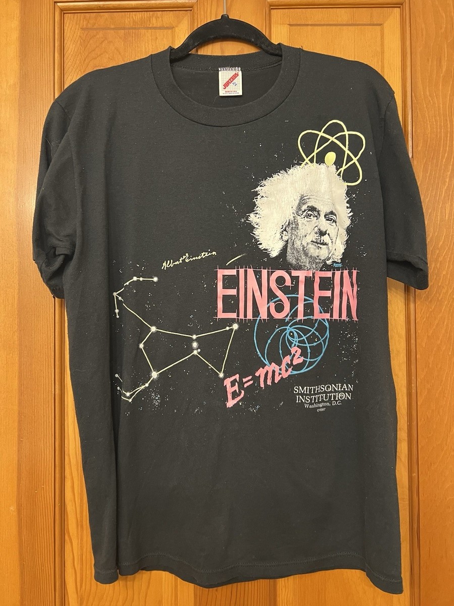 トップス VINTAGE  EINSTEIN T-SHIRT USA XL Vintage 1987 Smithsonian Institution “Einstein” Single
