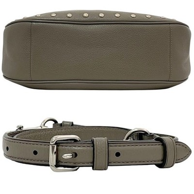 Pre-owned Coach 2-Way Bag, Gray Rivets, F22548 Leather. This