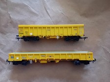 DAPOL 00  4F 045-04 IOA BALLAST & 4F 010-07 JNA FALCON WAGONS NETWORK RAIL VGC