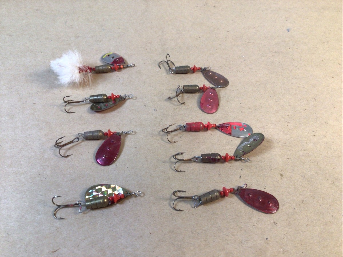 9 Pieces - Vintage ABU Svangsta SPINNER Bait FISHING LURES Sweden | eBay