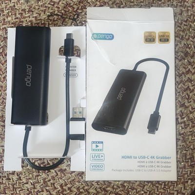 Pengo HDMI To USB-C 4K Grabber New Open Box