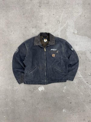 Vintage Carhartt Detroit Jacket Men's J97 BLK Size XL Black