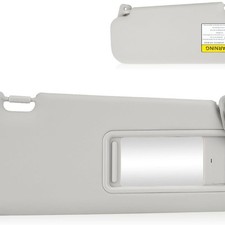 Sun Visor for 2010-2013 model, Right Passenger Side Gray Sunvisor Replace Right