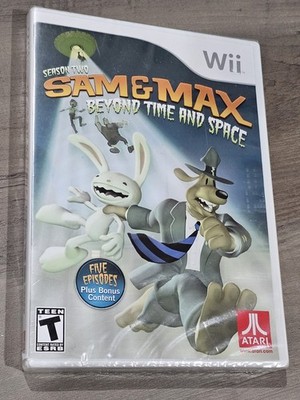 Sam & Max: Beyond Time and Space Season Two Nintendo Wii STILL SEALED