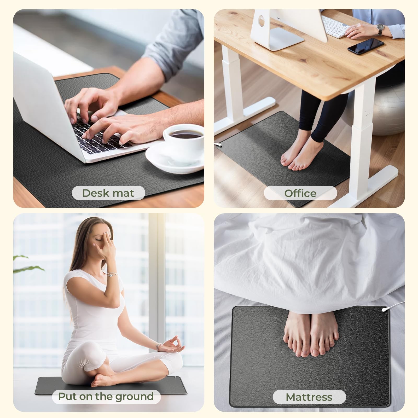 Grounding Mat for Feet,Sleep, Energy, Pain Relief, Inflammation, and Wellness...