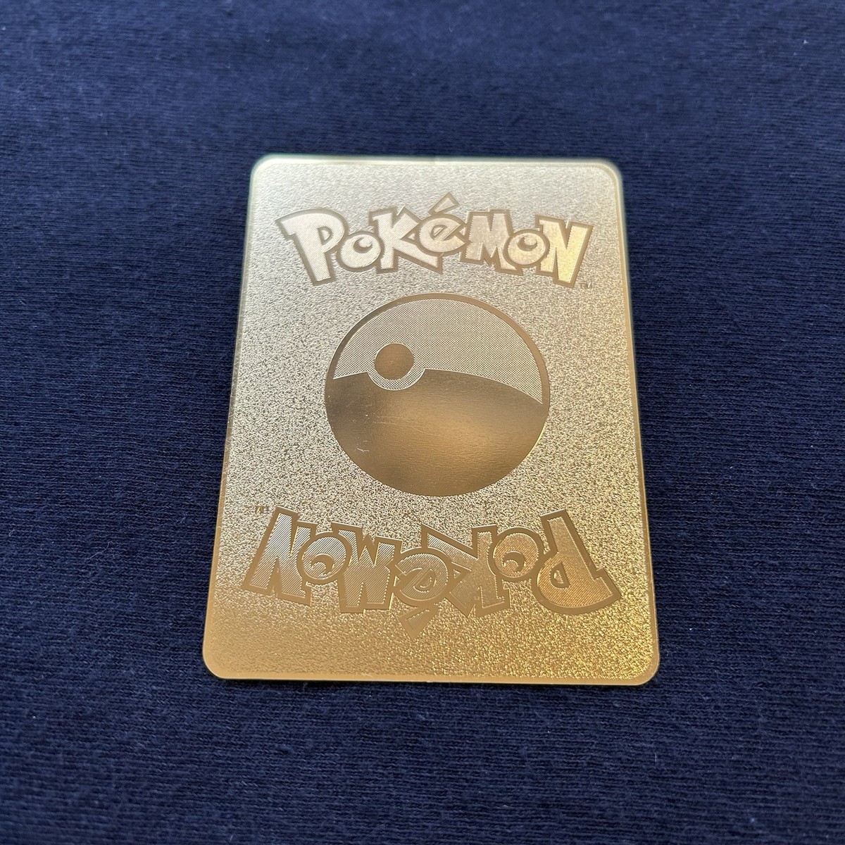 ☠️Gold Metal Team Skull Pikachu 013/XY-P Fan Art Card
