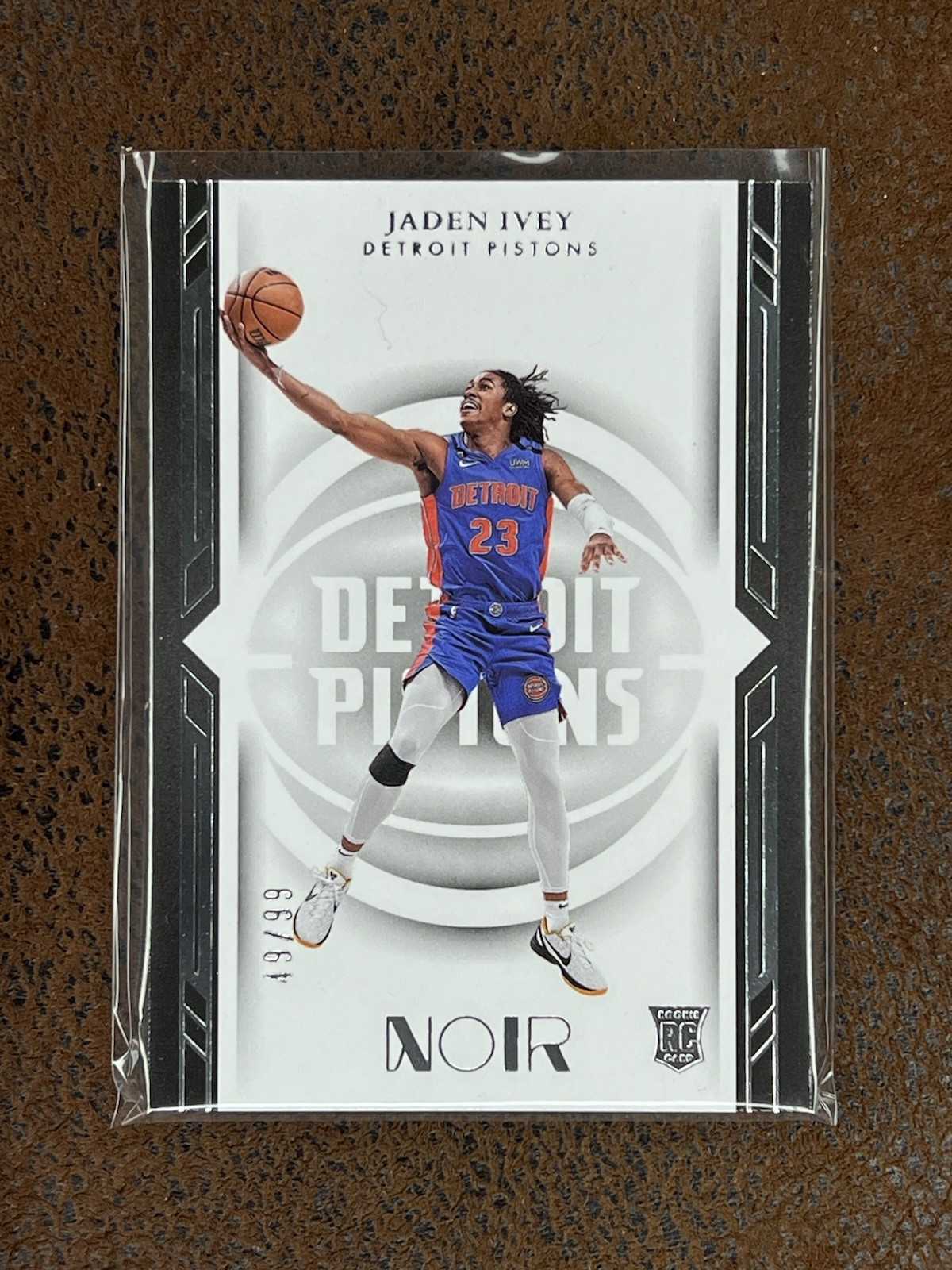 2022-23 Panini Noir /99 Jaden Ivey Rookie Icon Edition Pistons