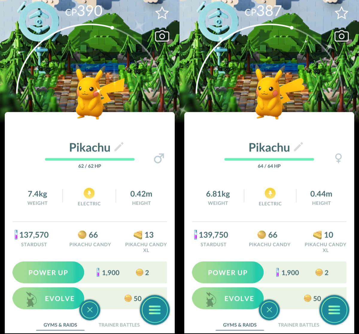 Shiny Pikachu Copenhagen Stamp Rally Lego Background - Pokémon GO