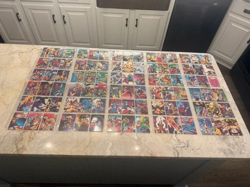 X-Men Trading Cards Jim Lee 1991 COMPLETE SET of 90 Vintage Marvel Comics