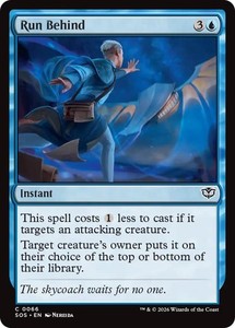 Run Behind #66 (Foil) - Strixhaven: School of Mages