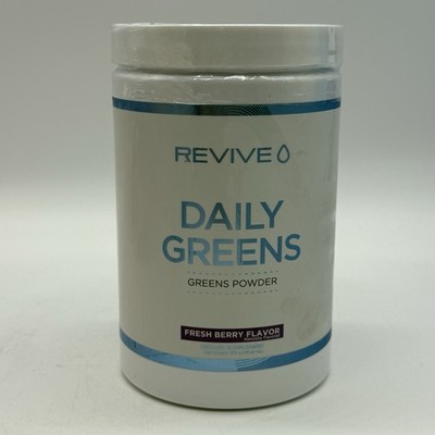 Revive Daily Greens Powder Fresh Berry 10.47oz (297g) 30 svgs EXP 09/2027