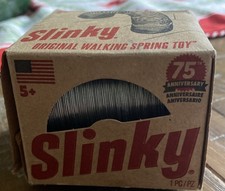 SLINKY Classic Retro Original Walking Spring Metal Toy 75th Anniversary, USA
