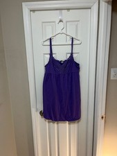 Victoria's Secret Eyelet Slip Dress Cottagecore Fairy, Purple, in Medium  Large