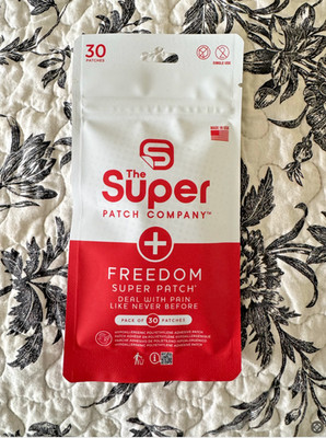The Super Patch Company Freedom - Pack of 30 Patches Pain Relief  FAST SHIP