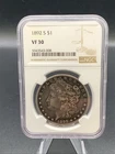 NGC 1892-S Morgan Silver Dollar VF30 $1